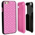 Guard Dog Pink Hybrid Cases for iPhone 6 / 6S , Pink Flower of Life, Black/Pink Silicone
