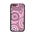 Guard Dog Pink Hybrid Cases for iPhone 6 / 6S , Pink Psychedelic Circles, Black/Pink Silicone
