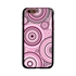 Guard Dog Pink Hybrid Cases for iPhone 6 / 6S , Pink Psychedelic Circles, Black/Pink Silicone
