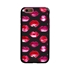 Guard Dog Pink Hybrid Cases for iPhone 6 / 6S , Pink Lipstick Kisses, Black/Pink Silicone
