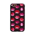 Guard Dog Pink Hybrid Cases for iPhone 6 / 6S , Pink Lipstick Kisses, Black/Pink Silicone
