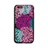 Guard Dog Pink Hybrid Cases for iPhone 6 / 6S , Pink Blooming Flowers, Black/Pink Silicone
