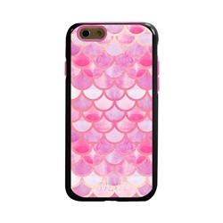 
Guard Dog Pink Hybrid Cases for iPhone 6 / 6S , Pink Mermaid Scales, Black/Pink Silicone