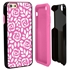 Guard Dog Pink Hybrid Cases for iPhone 6 / 6S , Pink Roses, Black/Pink Silicone
