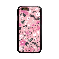 
Guard Dog Pink Hybrid Cases for iPhone 6 / 6S , Pretty Pink Floral Print, Black/Pink Silicone