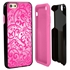 Guard Dog Pink Hybrid Cases for iPhone 6 / 6S , Pink Butterfly, Black/Pink Silicone
