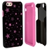 Guard Dog Pink Hybrid Cases for iPhone 6 / 6S , Pink Stars, Black/Pink Silicone
