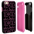 Guard Dog Pink Hybrid Cases for iPhone 6 / 6S , Pink Princess, Black/Pink Silicone

