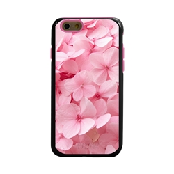 
Guard Dog Pink Hybrid Cases for iPhone 6 / 6S , Soft Pink Flower Petals, Black/Pink Silicone