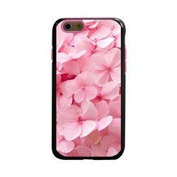 
Guard Dog Pink Hybrid Cases for iPhone 6 / 6S , Soft Pink Flower Petals, Black/Pink Silicone