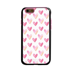 
Guard Dog Pink Hybrid Cases for iPhone 6 / 6S , Pink Sweet Hearts, Black/Pink Silicone