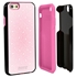 Guard Dog Pink Hybrid Cases for iPhone 6 / 6S , Pale Pink Filigree, Black/Pink Silicone
