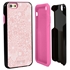 Guard Dog Pink Hybrid Cases for iPhone 6 / 6S , Dusty Rose Pink Lace, Black/Pink Silicone
