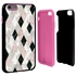 Guard Dog Pink Hybrid Cases for iPhone 6 Plus / 6S Plus , Black and Pink Argyle, Black/Pink Silicone
