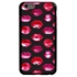 Guard Dog Pink Hybrid Cases for iPhone 6 Plus / 6S Plus , Pink Lipstick Kisses, Black/Pink Silicone
