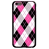 Guard Dog Pink Hybrid Cases for iPhone 6 Plus / 6S Plus , Pink Tartan Plaid, Black/Pink Silicone
