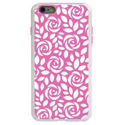 
Guard Dog Pink Hybrid Cases for iPhone 6 Plus / 6S Plus , Pink Roses, White/Pink Silicone