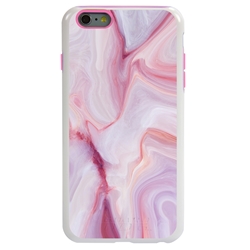 
Guard Dog Pink Hybrid Cases for iPhone 6 Plus / 6S Plus , Pink Marble, White/Pink Silicone