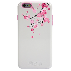 
Guard Dog Pink Hybrid Cases for iPhone 6 Plus / 6S Plus , Pink Cherry Blossom, White/Pink Silicone