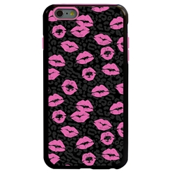 
Guard Dog Pink Hybrid Cases for iPhone 6 Plus / 6S Plus , Pink Lipstick, Black/Pink Silicone