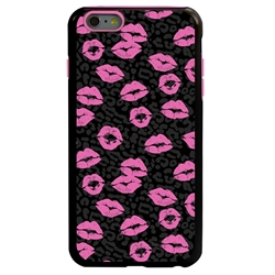 
Guard Dog Pink Hybrid Cases for iPhone 6 Plus / 6S Plus , Pink Lipstick, Black/Pink Silicone