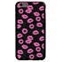 Guard Dog Pink Hybrid Cases for iPhone 6 Plus / 6S Plus , Pink Lipstick, Black/Pink Silicone
