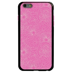 
Guard Dog Pink Hybrid Cases for iPhone 6 Plus / 6S Plus , Pink Carnations, Black/Pink Silicone