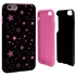 Guard Dog Pink Hybrid Cases for iPhone 6 Plus / 6S Plus , Pink Stars, Black/Pink Silicone

