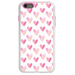 
Guard Dog Pink Hybrid Cases for iPhone 6 Plus / 6S Plus , Pink Sweet Hearts, White/Pink Silicone