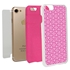 Guard Dog Pink Hybrid Cases for iPhone 7/8/SE , Pink Flower of Life, White/Pink Silicone
