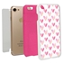 Guard Dog Pink Hybrid Cases for iPhone 7/8/SE , Pink Sweet Hearts, White/Pink Silicone
