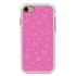 Guard Dog Pink Hybrid Cases for iPhone 7/8/SE , Pretty in Pink Kitties, White/Pink Silicone
