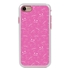 Guard Dog Pink Hybrid Cases for iPhone 7/8/SE , Pretty in Pink Kitties, White/Pink Silicone
