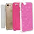 Guard Dog Pink Hybrid Cases for iPhone 7/8/SE , Pretty in Pink Kitties, White/Pink Silicone
