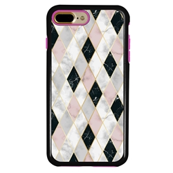 
Guard Dog Pink Hybrid Cases for iPhone 7 Plus / 8 Plus , Black and Pink Argyle, Black/Pink Silicone