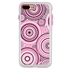 Guard Dog Pink Hybrid Cases for iPhone 7 Plus / 8 Plus , Pink Psychedelic Circles, White/Pink Silicone
