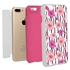 Guard Dog Pink Hybrid Cases for iPhone 7 Plus / 8 Plus , Pink Poppy Flowers, White/Pink Silicone
