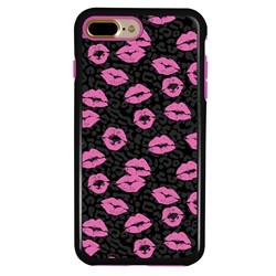 
Guard Dog Pink Hybrid Cases for iPhone 7 Plus / 8 Plus , Pink Lipstick, Black/Pink Silicone