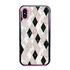 Guard Dog Pink Hybrid Cases for iPhone X / XS , Black and Pink Argyle, Black/Pink Silicone
