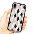 Guard Dog Pink Hybrid Cases for iPhone X / XS , Black and Pink Argyle, Black/Pink Silicone
