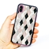 Guard Dog Pink Hybrid Cases for iPhone X / XS , Black and Pink Argyle, Black/Pink Silicone
