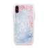 Guard Dog Pink Hybrid Cases for iPhone X / XS , Pink Morning Petals, White/Pink Silicone

