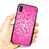 Guard Dog Pink Hybrid Cases for iPhone X / XS , Pink Butterfly, Black/Pink Silicone
