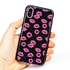 Guard Dog Pink Hybrid Cases for iPhone X / XS , Pink Lipstick, Black/Pink Silicone
