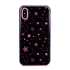 Guard Dog Pink Hybrid Cases for iPhone X / XS , Pink Stars, Black/Pink Silicone
