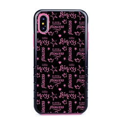 
Guard Dog Pink Hybrid Cases for iPhone X / XS , Pink Princess, Black/Pink Silicone