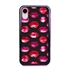 Guard Dog Pink Hybrid Cases for iPhone XR , Pink Lipstick Kisses, Black/Pink Silicone
