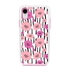Guard Dog Pink Hybrid Cases for iPhone XR , Pink Poppy Flowers, White/Pink Silicone
