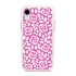 Guard Dog Pink Hybrid Cases for iPhone XR , Pink Roses, White/Pink Silicone
