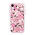 Guard Dog Pink Hybrid Cases for iPhone XR , Pretty Pink Floral Print, White/Pink Silicone
